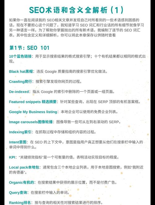 网站专业术语中 seo意思是