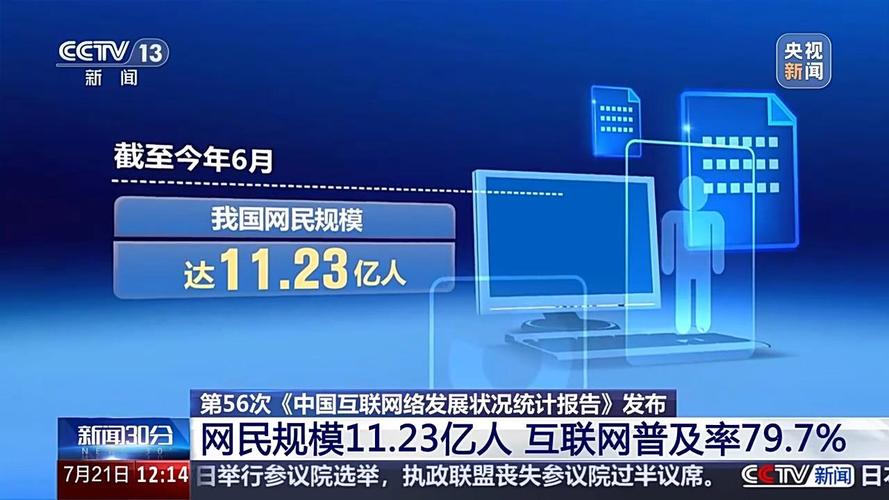 中国网民规模和互联网普及率