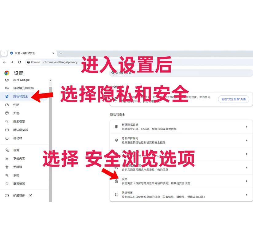 chrome网站不安全设置