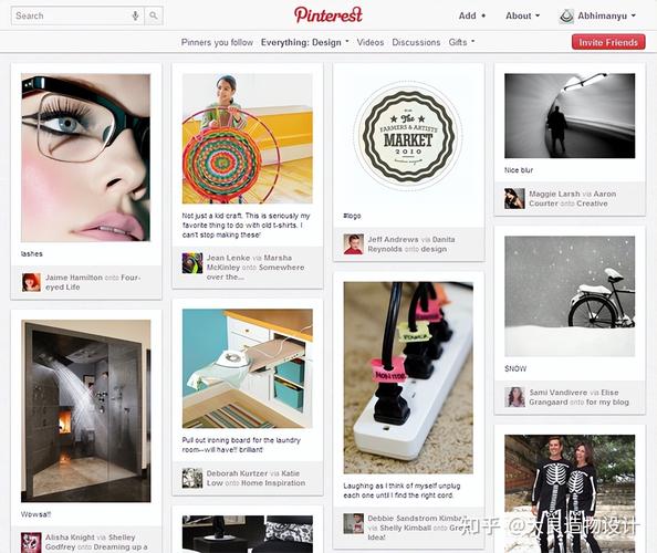 pinterest设计网站