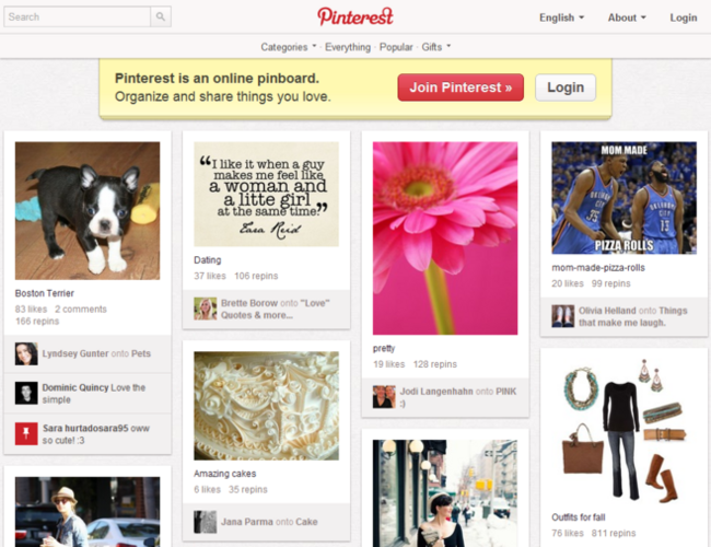 pinterest设计网站